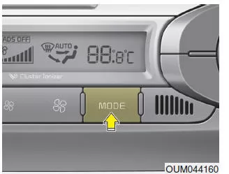 Lüftungsmodus wählen