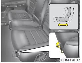 Rücksitz einstellen