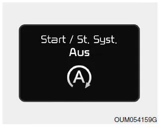 Deaktivierung der Start-/Stopp-Automatik
