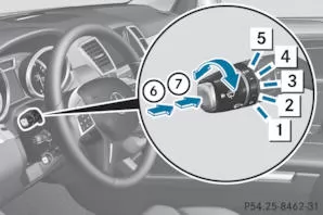 Scheibenwischer ein- und ausschalten
