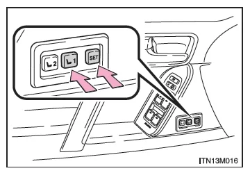 Fahrpositionsspeicher