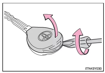 Batterie der Fernbedienung/des elektronischen Schlüssels
