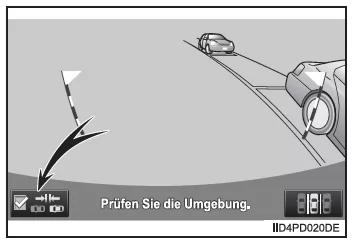 Toyota-Einparkhilfemonitor