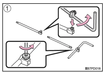 Wenn Sie eine Reifenpanne haben (Fahrzeuge mit Reserverad)