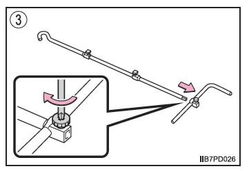 Wenn Sie eine Reifenpanne haben (Fahrzeuge mit Reserverad)