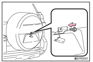 Wenn Sie eine Reifenpanne haben (Fahrzeuge mit Reserverad)