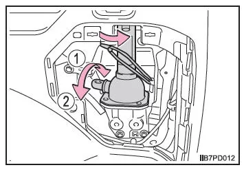 Wenn Sie eine Reifenpanne haben (Fahrzeuge mit Reserverad)