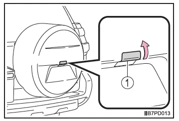 Wenn Sie eine Reifenpanne haben (Fahrzeuge mit Reserverad)