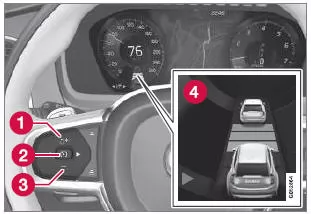 Achtung! Die Abbildung ist schematisch - Einzelheiten können je nach Fahrzeugmodell abweichen