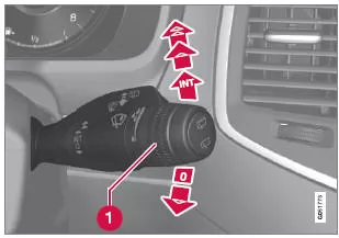 Rechter Lenkradhebel