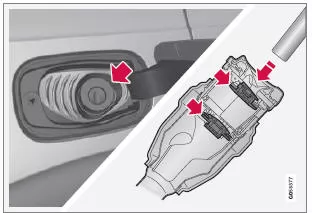 An der Tankstelle tanken