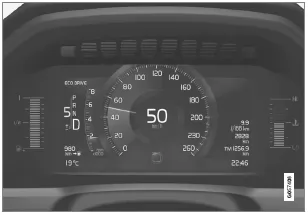 8-Zoll-Fahrerdisplay