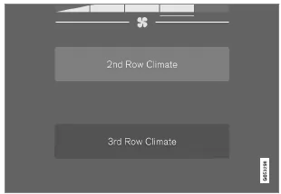 Klimaanlagentaste in der Registerkarte Klima im Fond in der Ansicht Klima.