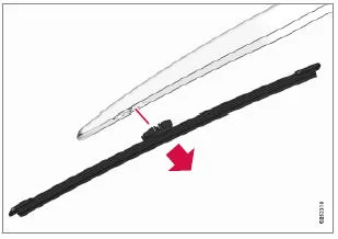 Wischerblatt Heckscheibe auswechseln