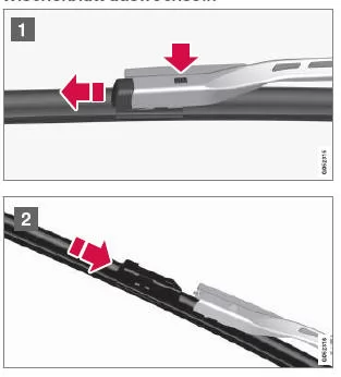 Wischerblatt auswechseln