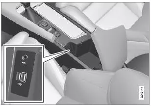 Medien über den AUX-/USB-Eingang anschließen