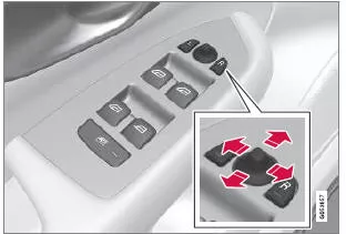 Bedienfeld Außenspiegel