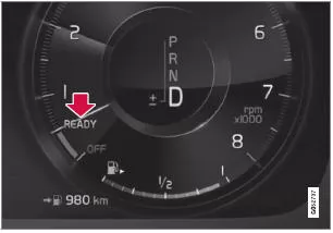 Die Funktion ist aktiviert und hat den Motor ausgeschaltet.